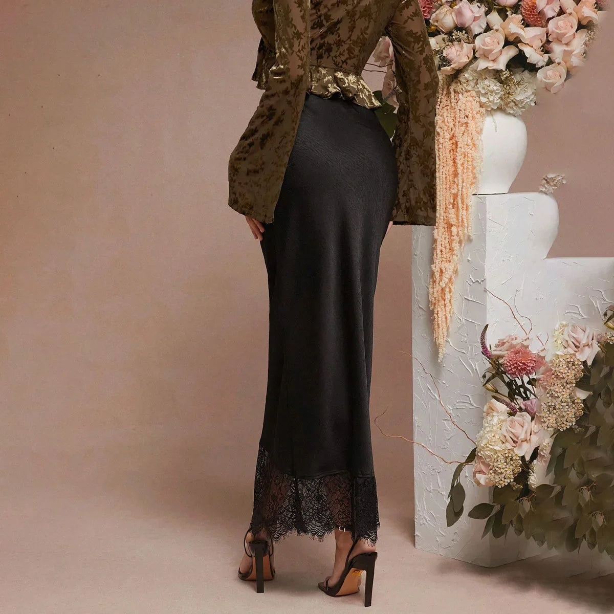 Jupe Élégance Satin