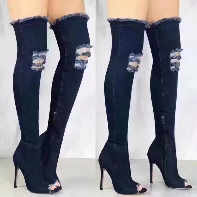Bottes hautes glammour