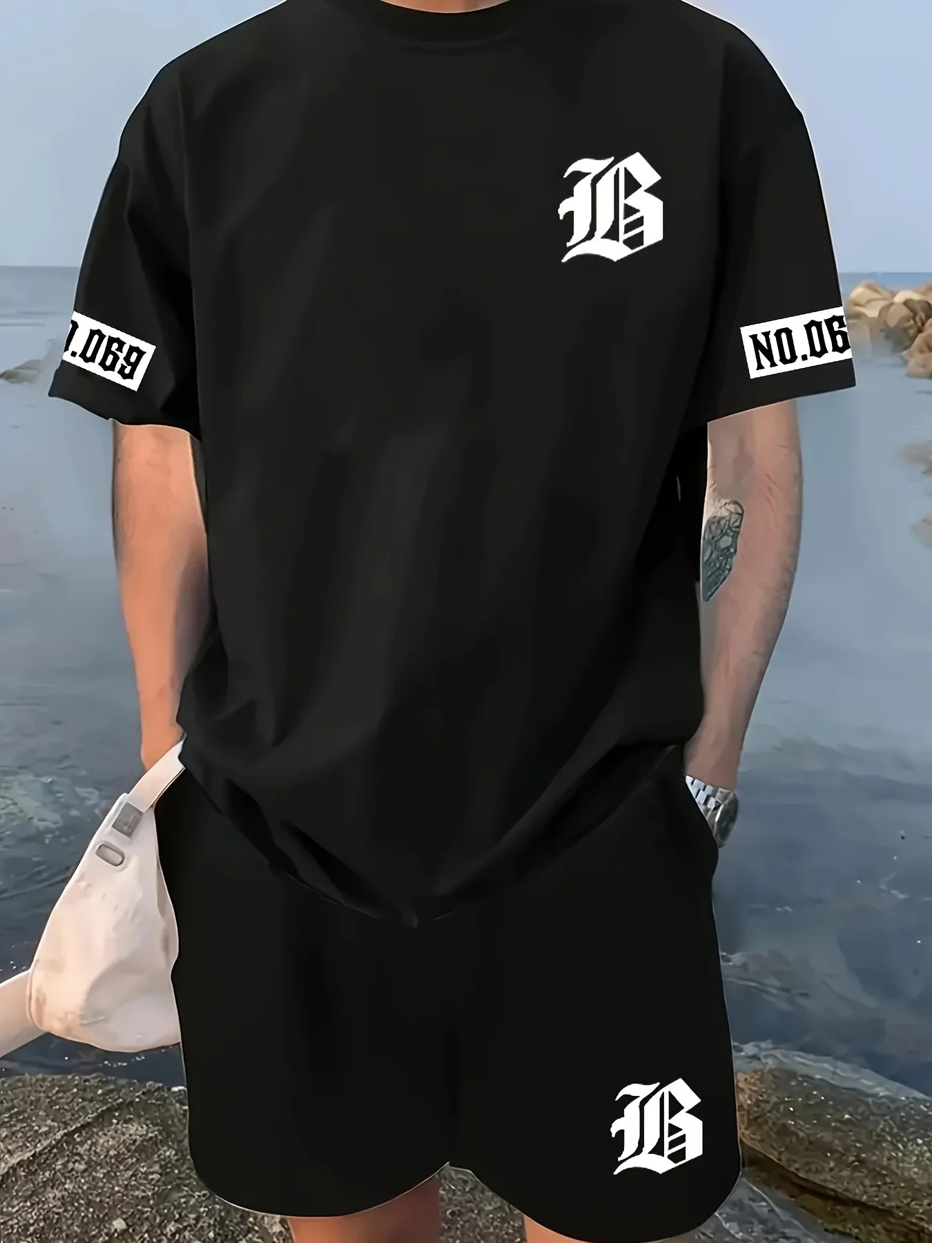 Ensemble fashion T-shirt Short sleeve