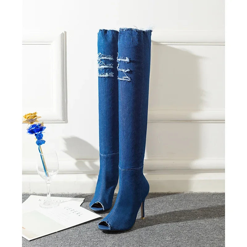 Bottes hautes glammour