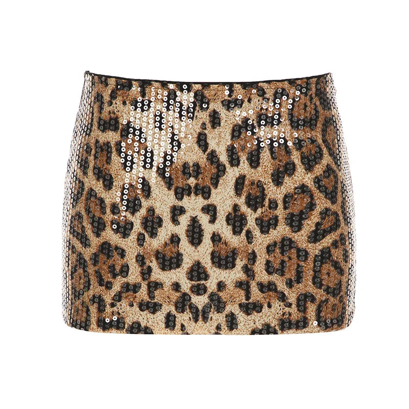 Jupe Léopard & Paillettes