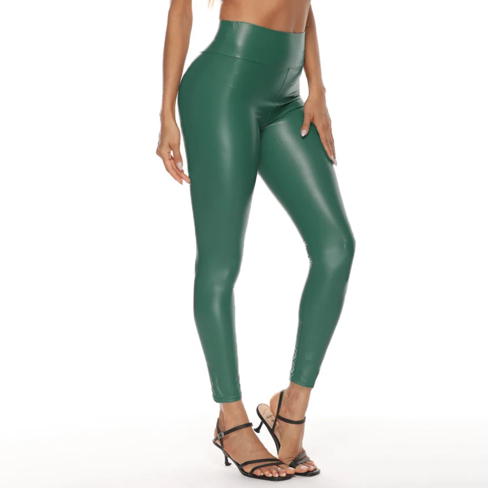 Leggings Cuir Sculptant