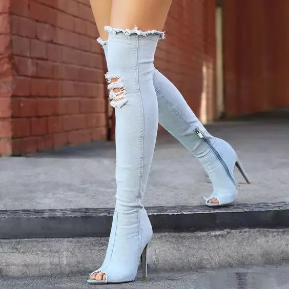 Bottes hautes glammour
