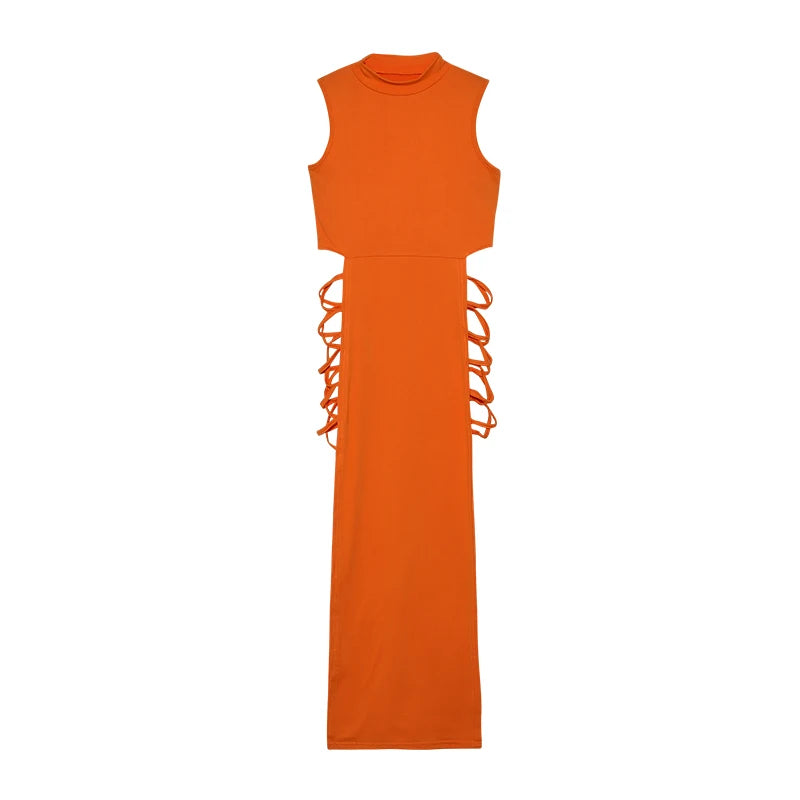 Robe Silhouette Entrelacée