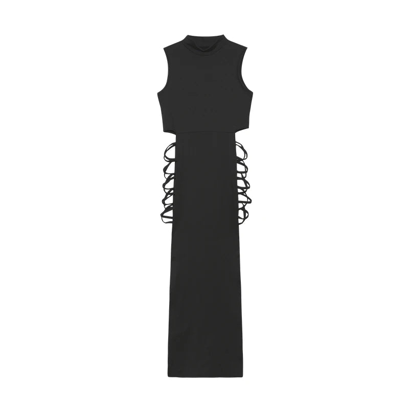Robe Silhouette Entrelacée