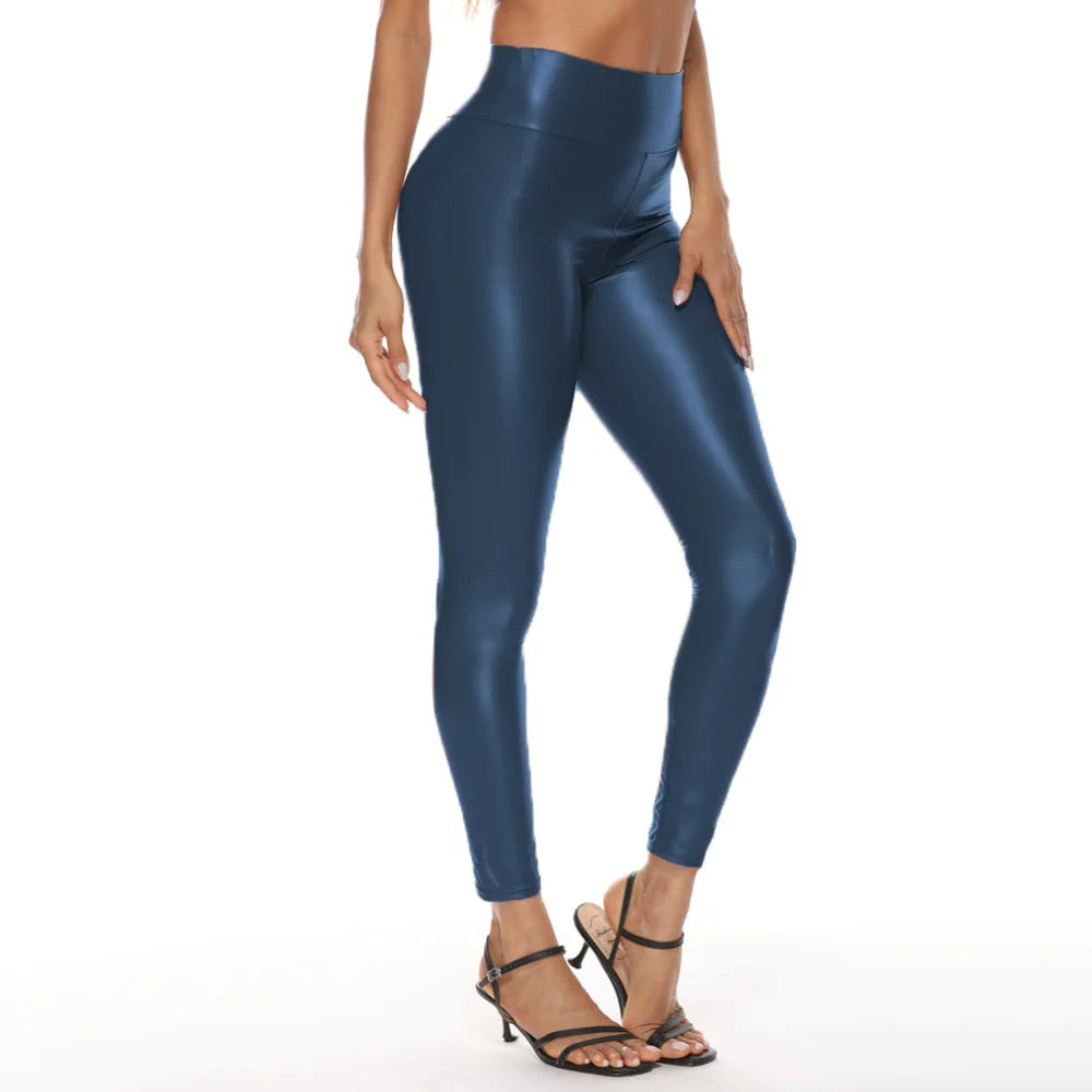 Leggings Cuir Sculptant