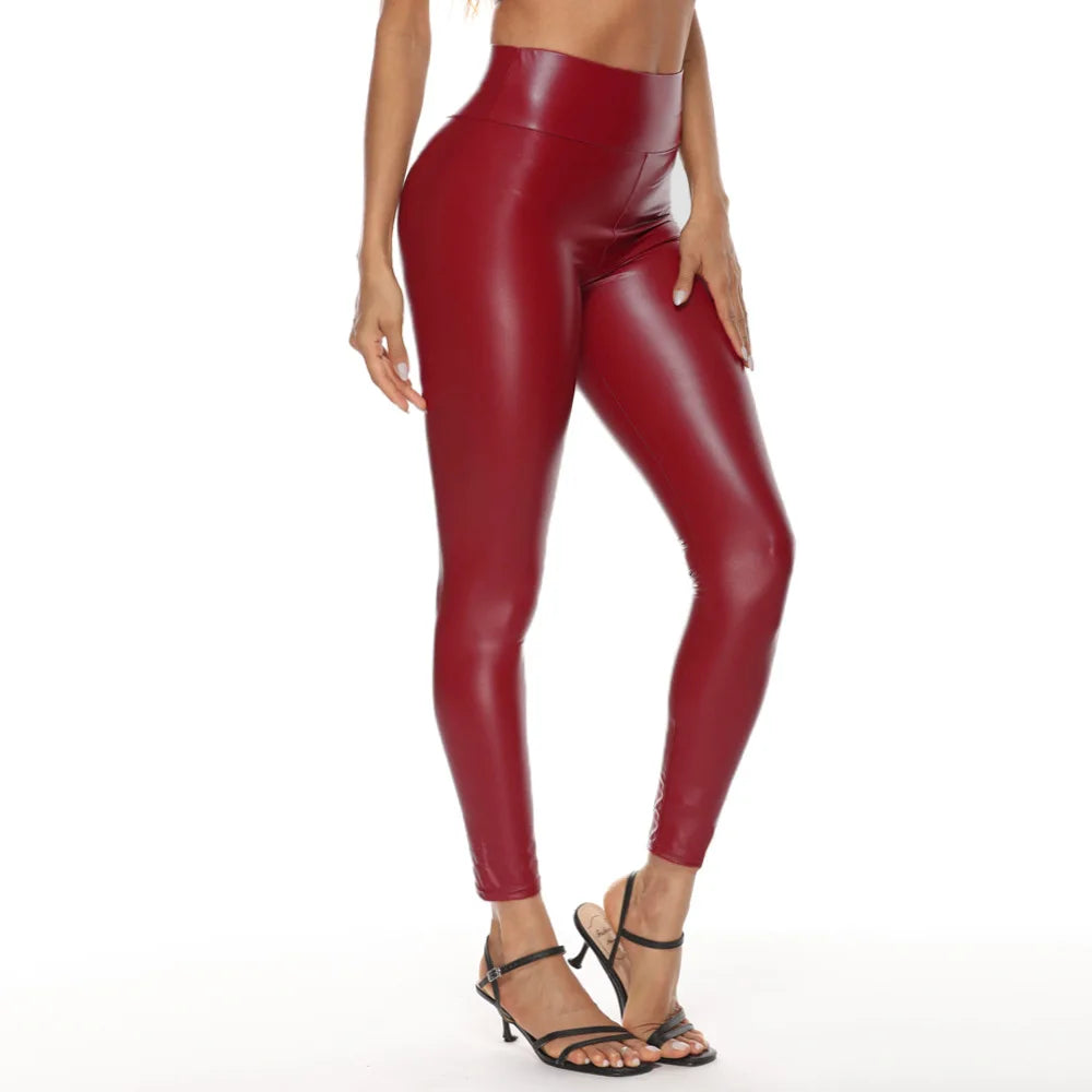 Leggings Cuir Sculptant