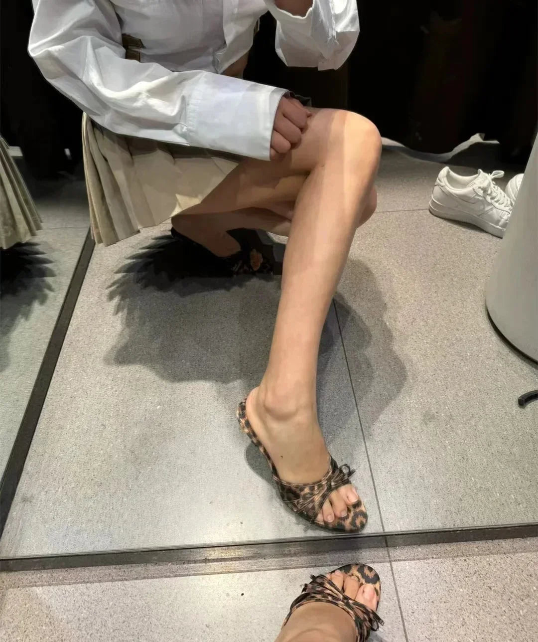 Sandales Couture Délicate